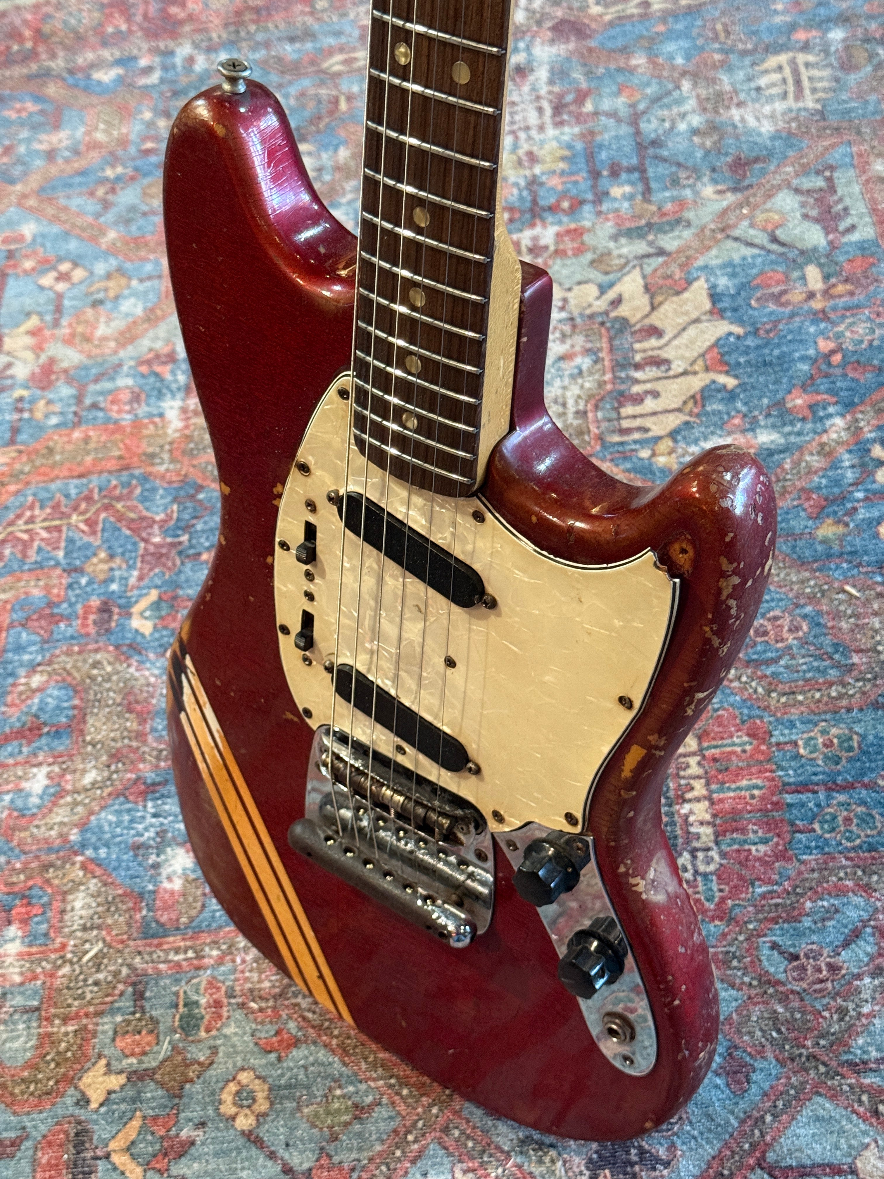1972 Fender Mustang - Competition Red