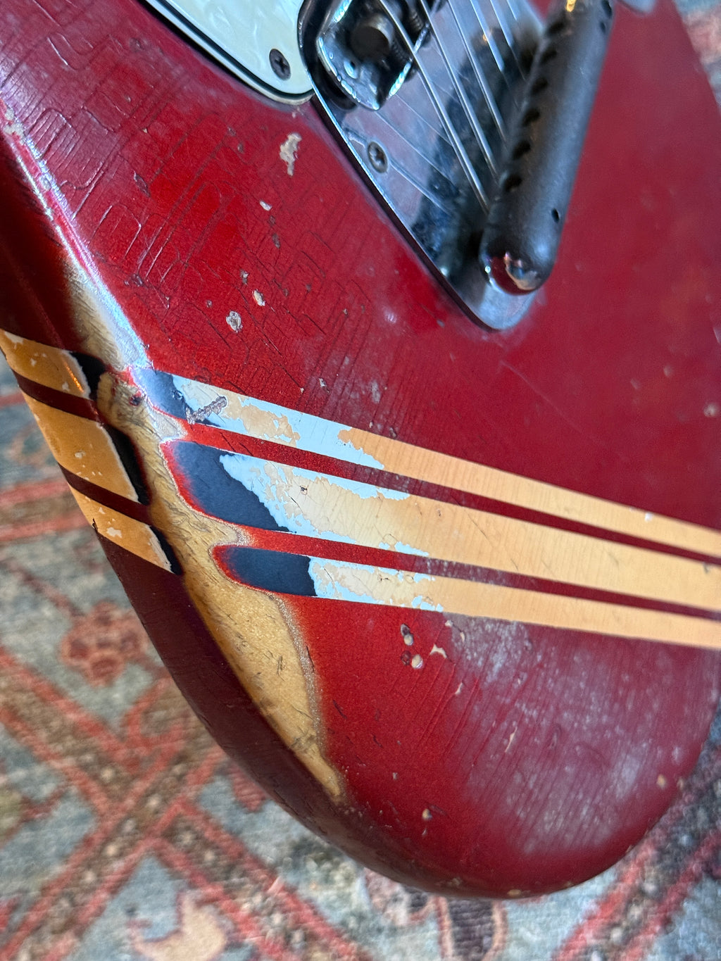 1972 Fender Mustang - Competition Red